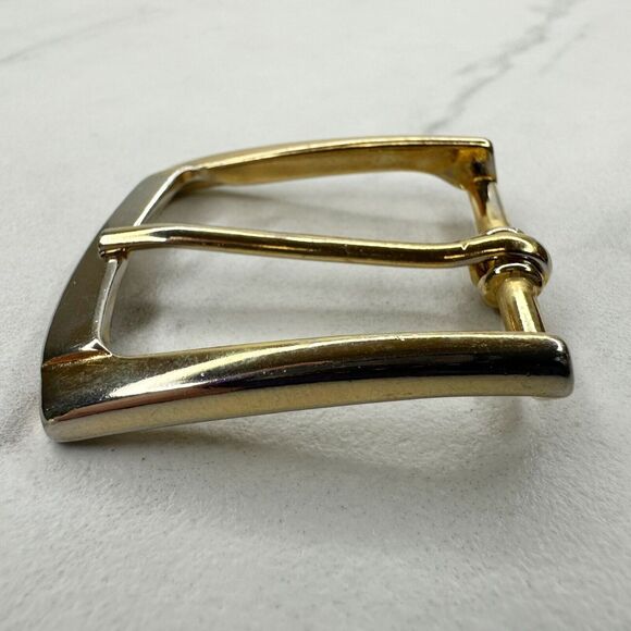 Ribco Vintage Gold Tone Simple Basic Belt Buckle Made in USA - Picture 5 of 8